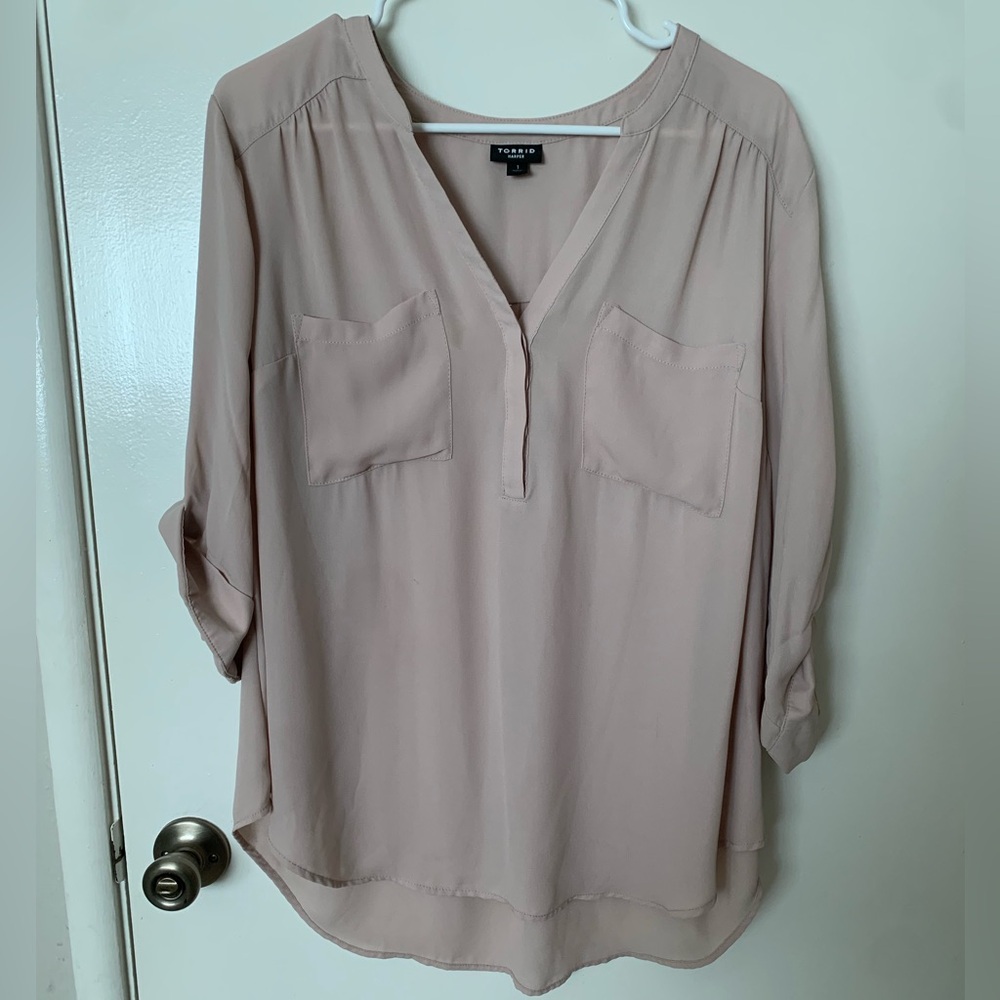 Torrid Women’s Beige Blouse